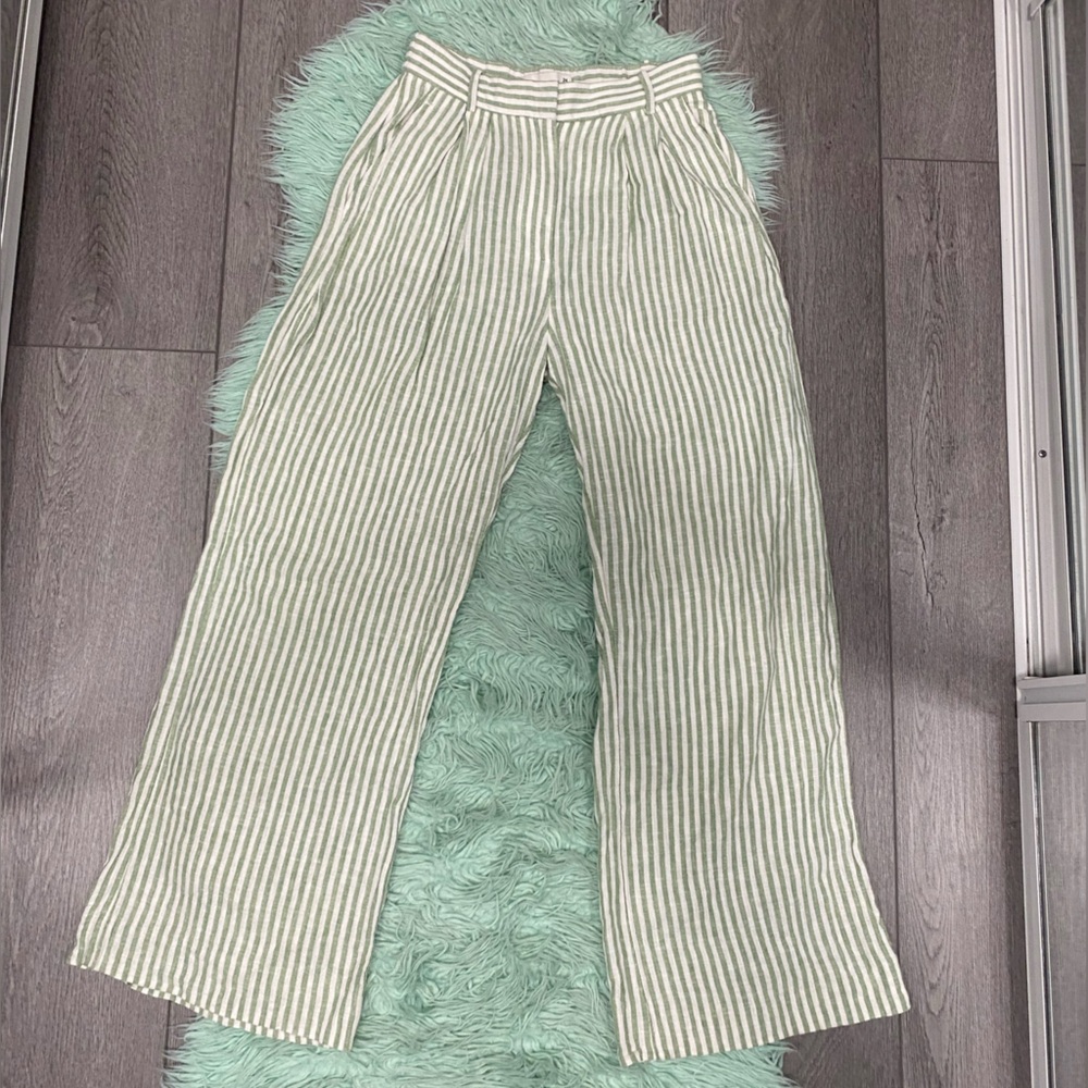 Abercrombie & Fitch Sloane Tailored Linen-Blend Pants 24/00/XS